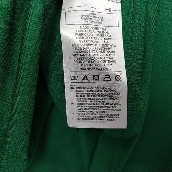 Adidas Golf Ladies Performance Polo Shirt UK Size Large Green Short Sleeve New - Picture 16 of 16